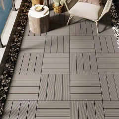 Outdoor wood-plastic floor diy