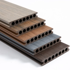 Outdoor wood-plastic floor finish co-ext